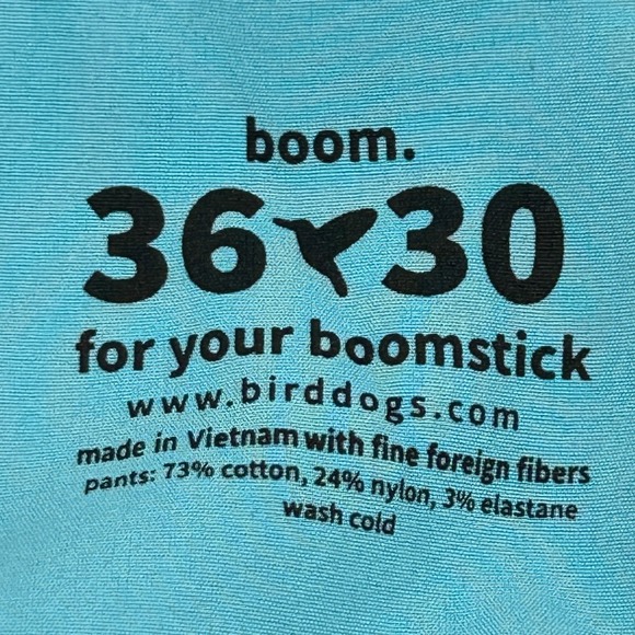 Birddogs Chino Pants Mens 36x30 (Act 36x28) Gray Stretch Hidden Zip Pocket - Picture 3 of 9